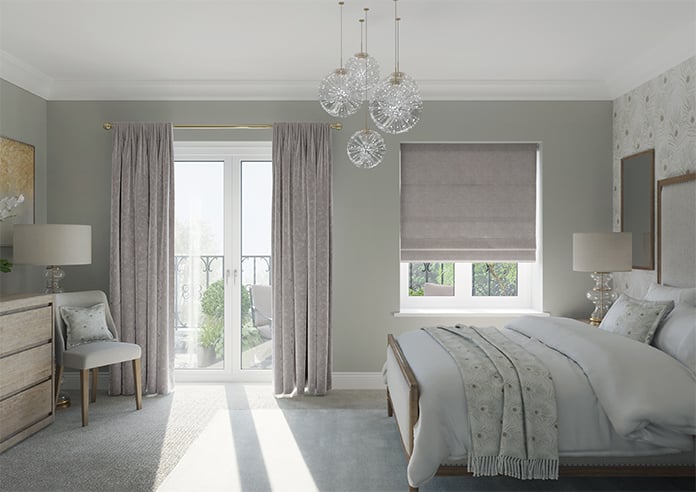 Darwin, Silver - Twist&Fit Roman Blind - Image 9